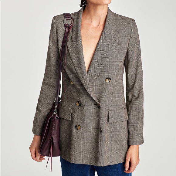 NWT Zara Eggplant Purple Braided Leather City Bag - Picture 5 of 8